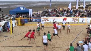 ARDBeachvolleyballStarcup  VGHStadion Cuxhaven 2011  Video 2 [upl. by Jannery]