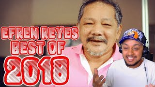 EFREN REYES TOP 15 AMAZING SHOTS OF 2018 REACTION [upl. by Atinus]