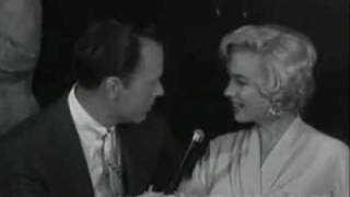 Marilyn Monroe interview at Idlewild Airport 1954 [upl. by Zacharias23]