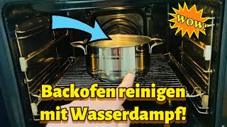 SO reinigst du einen stark verschmutzten BACKOFEN Backofen wie von selbst reinigen mit Hausmitteln [upl. by Naahsar]