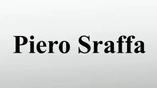 Piero Sraffa [upl. by Ellenad]