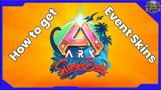 Summer Bash Event  So bekommt ihr die neuen Skins  Ark Survival Ascended [upl. by Asihtal]