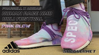 Adidas NMD Pharrell Holi Festival ‘Pink Glow’ Review [upl. by Hendrickson]