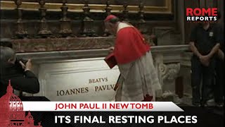 First Images of John Paul IIs new tomb [upl. by Karr]