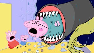 Peppa Pig Siren Head Attacks [upl. by Marie]