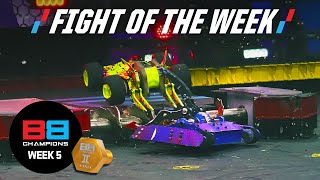 Two Super Fast Bots Smash Each Other To Bits  HyperShock Vs Claw Viper  BattleBots [upl. by Esiuolyram57]