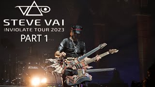 Steve Vai INVIOLATE Tour 2023 Kuala Lumpur Malaysia Part 1 4k [upl. by Aeli17]