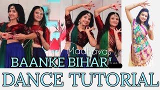 MERE BANKE BIHARI LAAL  DANCE TUTORIAL  RITU DANCE STUDIO CHOREOGRAPHY JANMASHTAMI DANCE [upl. by Suckow]