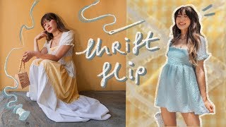 THRIFT FLIP  turning ugly clothes into cute clothes [upl. by Itnahsa88]