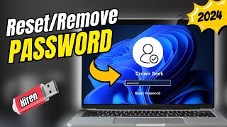 ResetRemove Windows 1011 Password Using HIREN USB EASY [upl. by Zacharias]