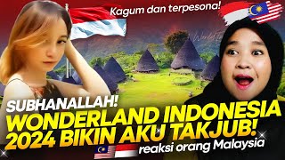 🇮🇩 SUBHANALLAH Wonderland Indonesia 2024 Bikin Takjub dan Terpesona   🇲🇾 REACTION [upl. by Fin]