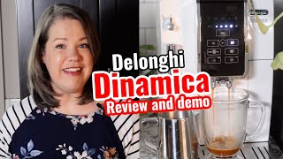 Dinamica ECAM 35050B  How to make drinks and use LatteCrema System [upl. by Jemmie]