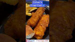 Culver’s Fried Cod  Food Reviews [upl. by Ggerc]