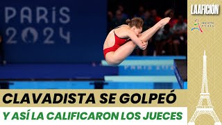 Clavadista Alison Gibson de EU recibe cero puntos de calificación en Juegos Olímpicos París 2024 [upl. by Adev650]