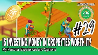 Is Investing Money In Cropbytes Worth it [upl. by Ruhtra467]