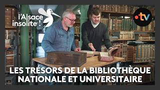 Les trésors de la Bibliothèque nationale et universitaire [upl. by Lindberg]