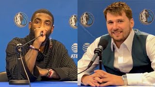 Kyrie Irving and Luka Doncic set an EXAMPLE for others how teammates should respect each other [upl. by Eibur279]