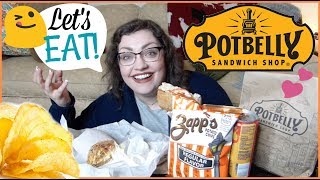 Potbelly Sandwich Shop  MUKBANG Eating Show [upl. by Nnagrom]