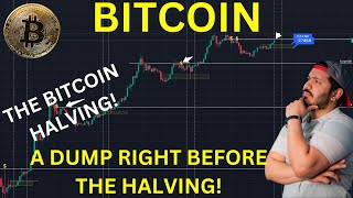 BITCOIN  A Major Dump BEFORE the Halving [upl. by Yrallih]