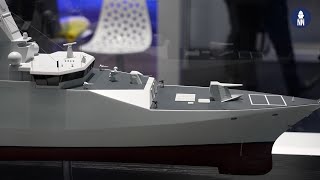 Saab amp Damen at NEDS 2023 C71 Submarine ASW Frigate F126 LPX and Multipurpose vessel [upl. by Lanita]