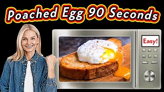 Microwave Poached Egg 90 Seconds [upl. by Vilhelmina104]