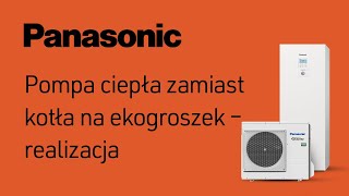 Eco Fire pompa ciepła zamiast kotła na ekogroszek  efektywna termomodernizacja domu 130 m2 w Łasku [upl. by Oringas200]