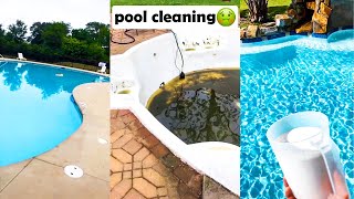 Pool Cleaning TikTok Compilation Part 1 [upl. by Koosis]