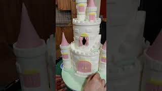 كيك على شكل قصر 💒cake cakerecipe قصر قصص قصة الجزائر الامارات كيك cookies وصفات [upl. by Mossolb283]