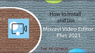 Movavi Video Editor plus 2021  How to install and use movavi video editor  Sinhala Tutorial [upl. by Linn]