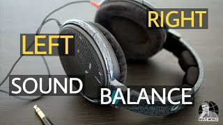 Left Right Sound Balance  Earphone test left right  Earphone left right problem  Bivash Maji [upl. by Sophronia104]