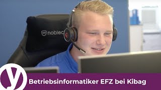 Eine Lehre als Informatikerin EFZ Betriebsinformatik bei der KIBAG Gruppe [upl. by Heigl609]