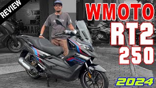 2024 NEW Wmoto RT2 250 ABS Scooter Review  Malaysia Review [upl. by Dugald]