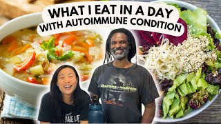 WHAT I EAT IN A DAY WITH AUTOIMMUNE CONDITION 2024 [upl. by Nebe]