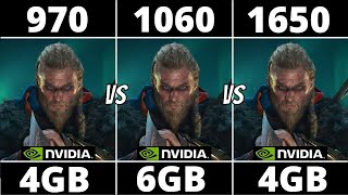 GTX 970 VS GTX 1060 VS GTX 1650  TEST IN 10 GAMES [upl. by Cynthea286]