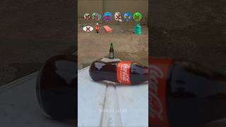 Coca cola VS Cervejacocacolacerveja asmrsatisfatorio bottlebreaking [upl. by Ydner]