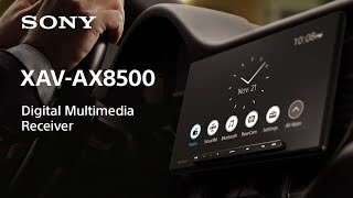 Sony XAVAX8500 Digital Multimedia Car Receiver AA with Audio Description  Official Video [upl. by Lawtun]