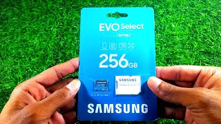 Samsung Evo 256gb Micro Sd Card  Samsung Sd Card  Best Sd Cards [upl. by Odnala]