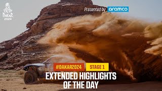 Extended highlights of Stage 1 presented by Aramco  Dakar2024 [upl. by Klos742]