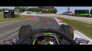 F1 24 Barcelona Hotlap TT 1111 post patch [upl. by Ibbetson]