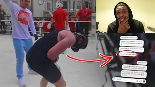 Speaking To Joe Weller On Sparring Jake Paul Reaction Video [upl. by Annoyi562]