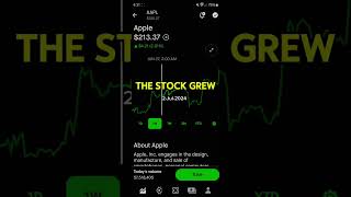 APPLE STOCK PRICE MOVEMENT  ROBINHOOD STOCK MARKET INVESTING [upl. by Tristam]