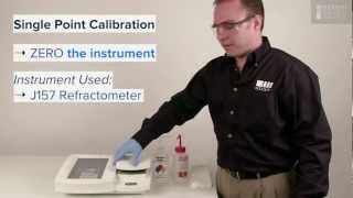 Refractometer Calibration How to Perform a Single amp two Point Calibration on a Rudolph J157 [upl. by Fokos]