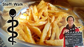 Pommes Frites aus echten Kartoffeln fettarm und ohne Zusätze mit dem Airfryer ® [upl. by Aneehta106]