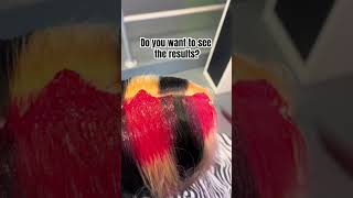 💖 Chunky highlights 💖 satisfyingvideo satisfying highlights hair haircolor [upl. by Haon384]