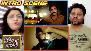 Bheemla Nayak Intro Scene Reaction  PAWAN KALYAN Rana Daggubati  Sagar Trivikram  bheemlanayak [upl. by Atoiganap920]