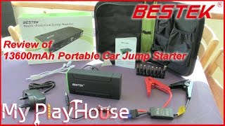 BESTEK  Multi Function Jump Starter  Review amp Giveaway  348 [upl. by Alexandra]