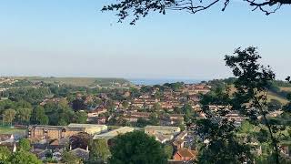 Bridport from high up in Coopers Wood heading up Allington Hill [upl. by Charmian983]