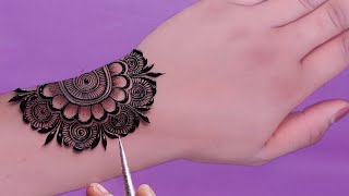 eid stylish back hand mehndi design  Eid mehndi design  mehndi ka design  mehndi design  mehndi [upl. by Kcirderf]