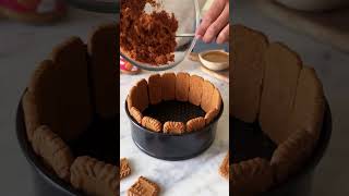 NO OVEN amp EGGLESS LOTUS BISCOFF CHEESECAKE RECIPE  HOW TO MAKE CHEESECAKE AT HOME shorts [upl. by Karole973]