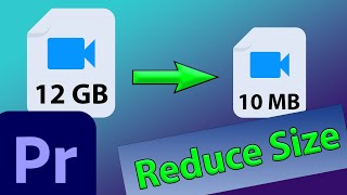 Premiere Pro Export Small File Size in High Quality [upl. by Awahsoj]